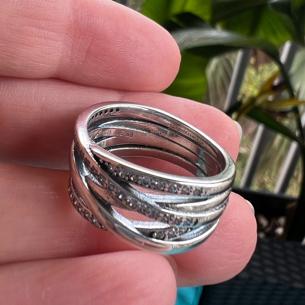 Pandora Entwined Ring, Size 8.25 - Picture 4 of 12